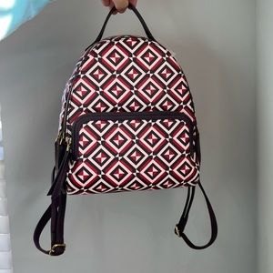 Fossil Felicity Backpack Red Multi New